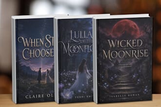 do book cover design for fiction and nonfiction books