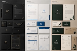 design a stationery identity that makesyour brand instantly recognizable