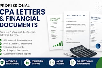 provide licensed CPA letters for mortgage, visa, and income verification