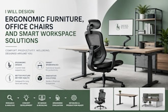 design ergonomic furniture, office chairs and smart workspace solution