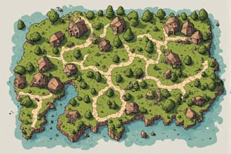 draw unique hand drawn map illustration site map illustrated