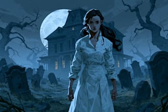 horror character illustration art