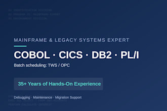 debug, maintain or migrate your cobol, cics, db2 mainframe code