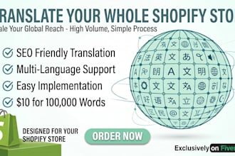translate your complete shopify store into any language
