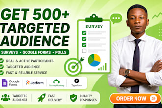 get audience for contest nominations, online surveys, polls, and google forms