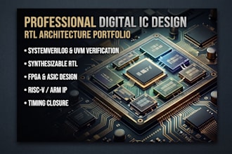 design custom rtl logic in verilog and system verilog