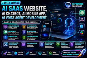 build custom ai saas websites, ai chatbots, ai voice agents