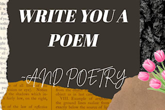 write you a heartfelt and lovely poem