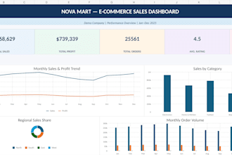 create professional microsoft excel dashboards and reports