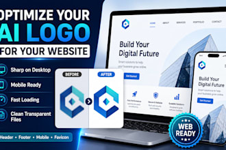 optimize your ai generated logo for your website