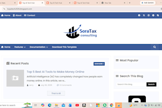 design a professional blogger website and setup premium seo templates