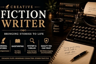 write engaging fiction stories and novels