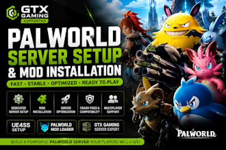 setup and optimize palworld mod gtx gaming setup ue4ss server setup multiplayer