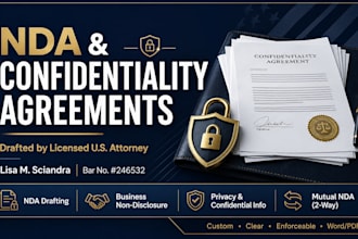 prepare a privacy and confidential information agreement