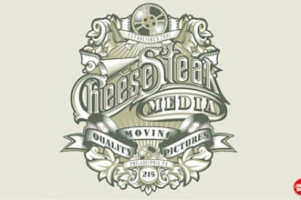 do retro vintage badge logo design