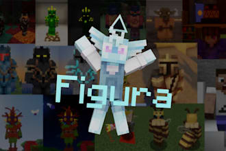 turn your oc or vtuber into a custom minecraft ysm figura character