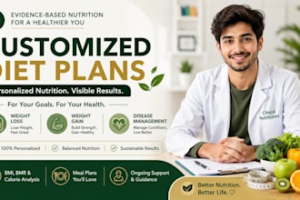 be your clinical nutritionist for customized diet plans