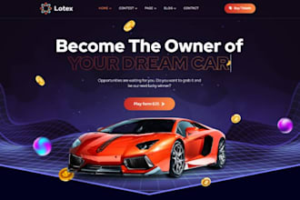 design wix raffle website fundraising raffle website prize draw website