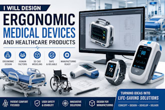 design ergonomic medical devices and healthcare products
