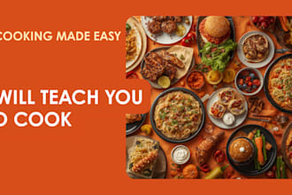 be your personal online cooking coach four cookbook, businesses or blogs