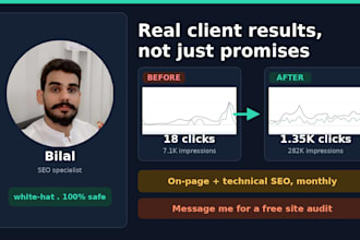 do monthly on page and technical SEO service