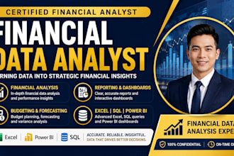write a professional resume in finance industry for financial data analyst