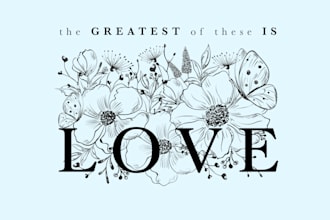 design a beautiful flower, floral, botanical, and tshirt logo