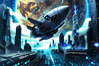 draw sci fi art, concept art, sci fi art illustration
