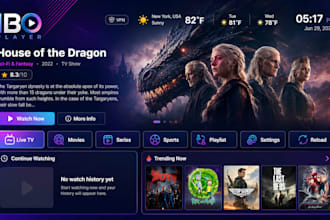 do iptv logo smarters rebrand, ibo player, tivimate, wave app with admin panel
