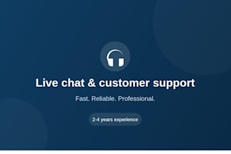 live chat support, VA support