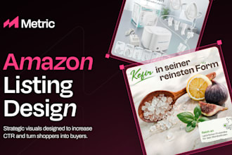 design amazon listing images and ebc design to convert