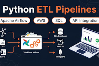 build python etl pipelines using apache airflow and AWS