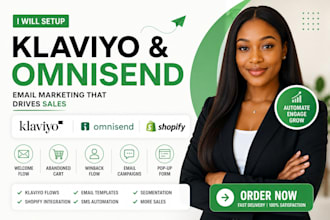 build omnisend email marketing flows, segmentation and automation for ecommerce