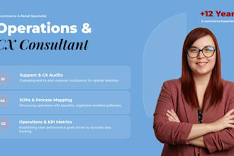 be your ecommerce operations consultant