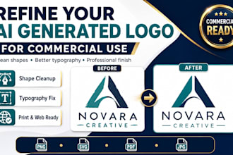 refine your ai generated logo for commercial use