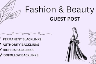 do fashion backlinks and fashion blog guest posting for SEO