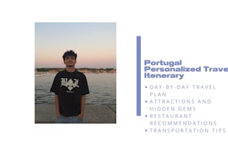 design a personalized travel itenerary in portugal for you