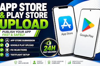 publish app ios app upload appstore playstore app upload base44 testflight