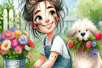 draw children book illustration