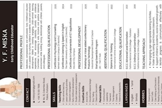 design professional resume, cv that gets hired