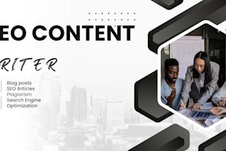 write high quality SEO blog posts