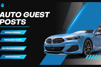 write publish automotive guest post, dofollow backlinks