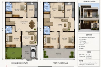 design a professional 2d house floor plan