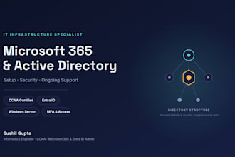 configure and secure microsoft 365, ad, network, vlans, wifi