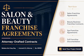 draft full beauty salon franchise documentation