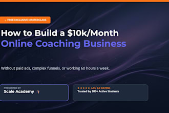 design high converting masterclass, webinar deck, and pitch presentation slides