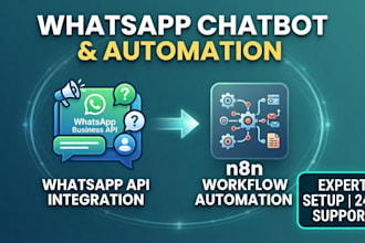 build an n8n automated whatsapp chatbot for customer service