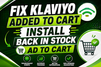 fix klaviyo added to cart, install back in stock, ad to cart