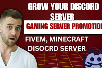 discord server promotion, minecraft, fivem, discord advertising, discord growth