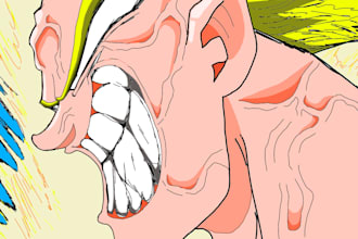 draw superheroes,illustrations,or manga covers